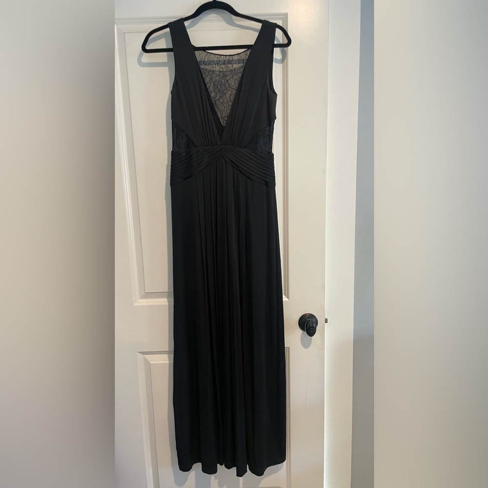 BCBG formal black gown